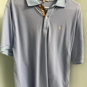 Burberry Light Blue Polo Shirt